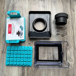 Fullstar Tofu Press Kit w Container Cutter Grid Vegan Kitchen Tool Bean Curd